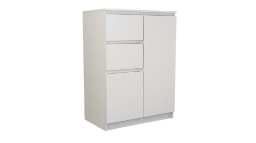 2D2S fiókos szekrény, fehér