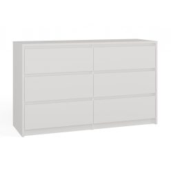 K120 2X3 komód, fehér