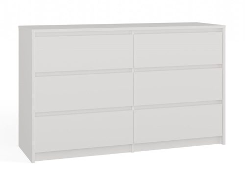 K120 2X3 komód, fehér