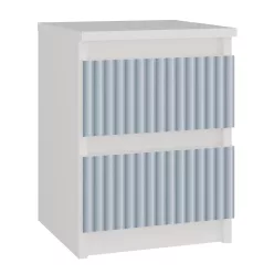 MIX M2 ARTEO éjjeliszekrény, 30x40x30 cm, fehér-kék