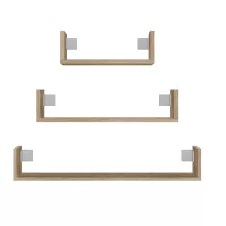 Mobi 3P fali polc (3db), sonoma