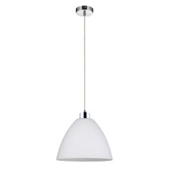   Globe függőlámpa E27-es foglalat, 1 izzós, 60W króm-fekete